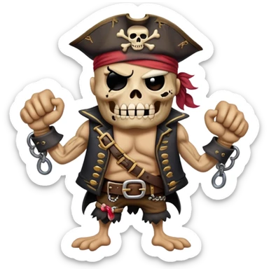 Gimpy Fishbones sticker