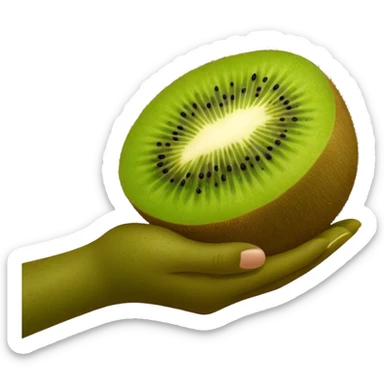Kiwi hand promise sticker