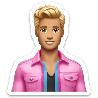 Barbie Ken sticker