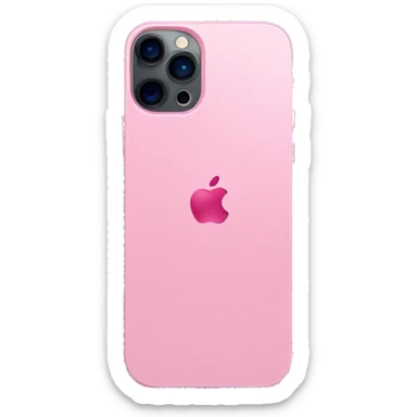 Pink iphone 14 pro sticker