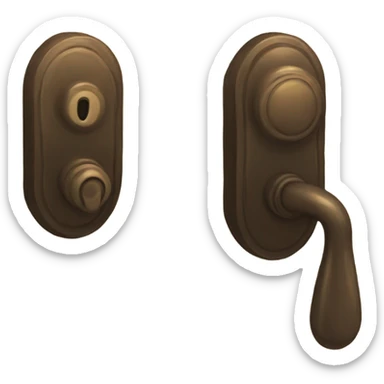 Doorknob sticker
