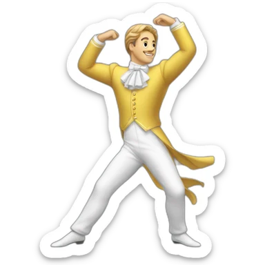 homme danse classique sticker