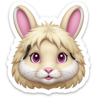 BLONDE RABBIT sticker