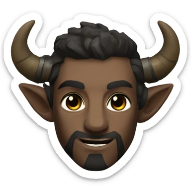 the iron bull from dragon age inquisition sticker