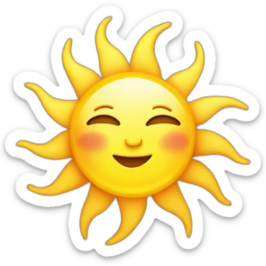 Sun sticker