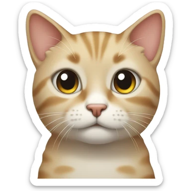 Cute cat sticker