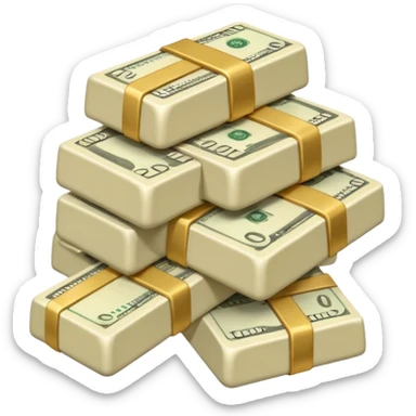 plain ivory money sticker