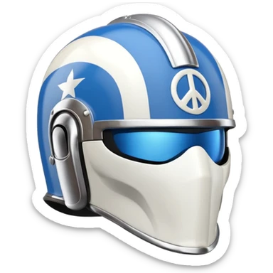 DC Comics Peacemaker Helmet Chris Smith sticker