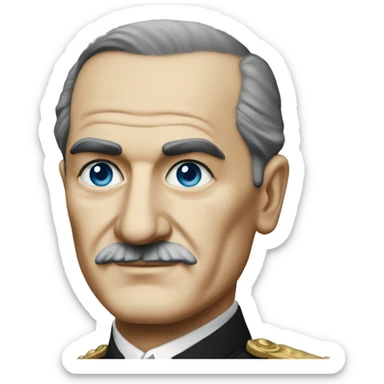 Atatürk (blue eyes) sticker