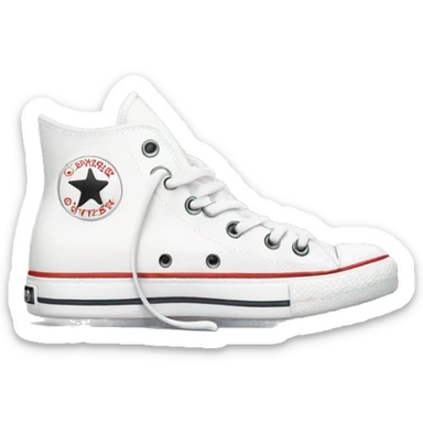 White converse sticker