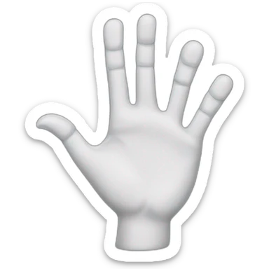 hand from addams family sticker