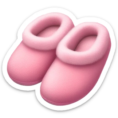 pink slippers sticker