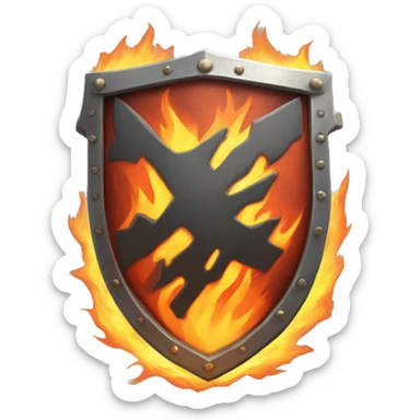 shield of fire sticker