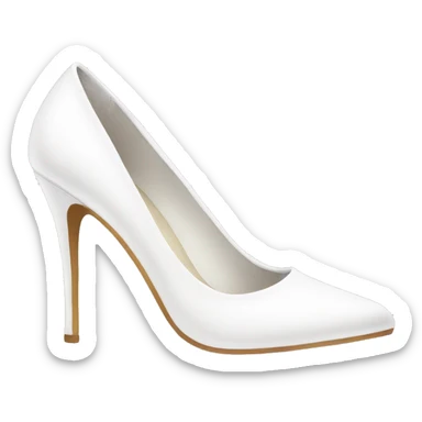 White heels  sticker
