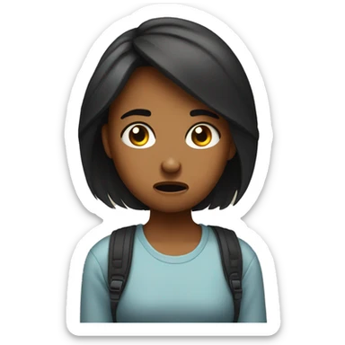 Girl upset about not getting her brothers phone sticker