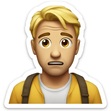 hysterically sad emoji  sticker