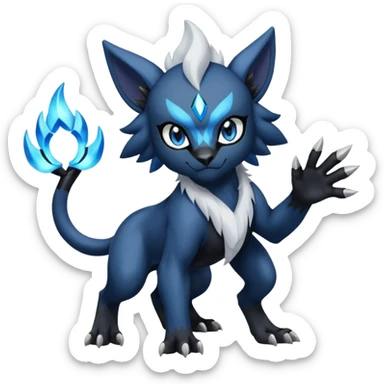 Luxio-Absol-Luxray-fusion sticker