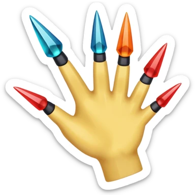 Pokemon with nails sticker