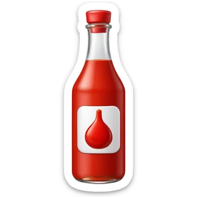 sauce bottle sticker
