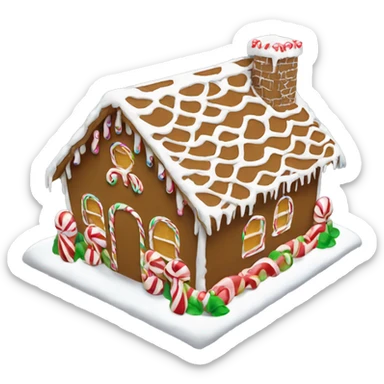 gingerbread house  sticker