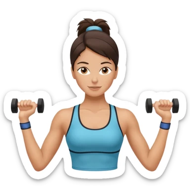 Haceme una profe de pilates morocha sticker