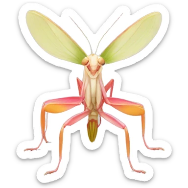 orchid mantis sticker