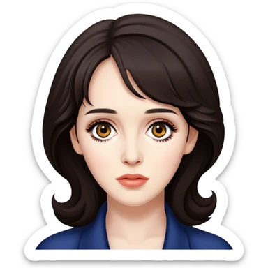 Isabelle adjani  sticker