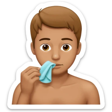 Man Smelling underwear sticker