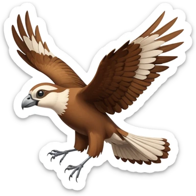bird flying sticker