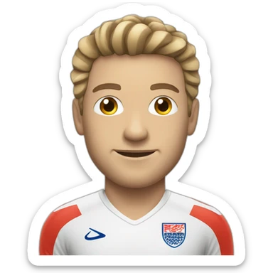 English soccer player goalkeeper sticker