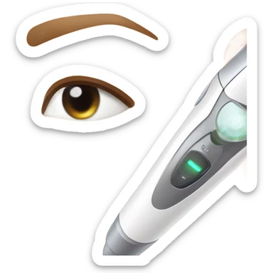 Laser remove hair on body  sticker