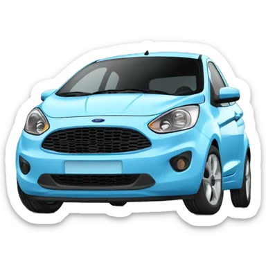 Babyblue Ford Ka  sticker