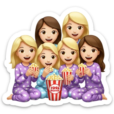 Sleepover sticker