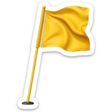 Small NFL penalty flag sticker