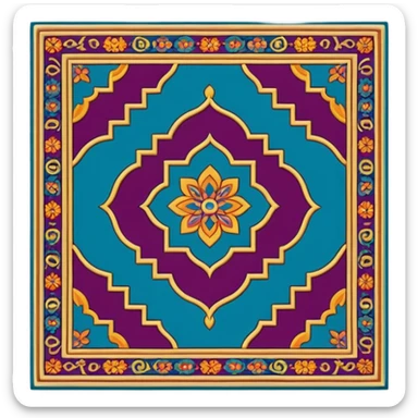 oriental carpet sticker