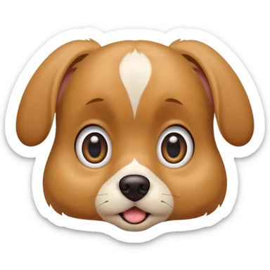 Un chien s'étonne  sticker