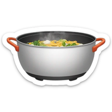 cooking wok sticker
