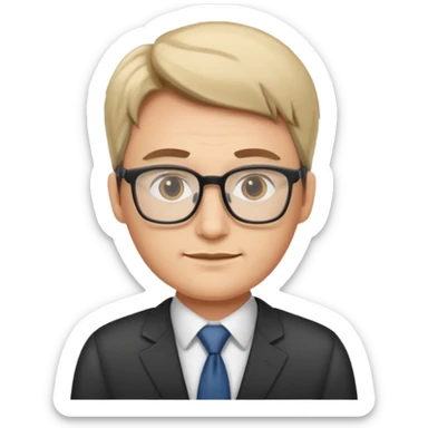 office worker sticker