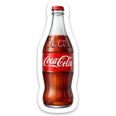 Coca-cola bottle  sticker