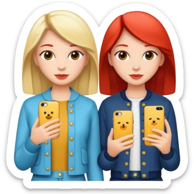 two baddie besties bratz pretty sticker