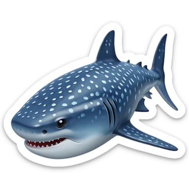 Whale shark sticker