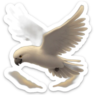 Sinta de luto con tres palomas volando hacia al cielo y Dios con los brazos abiertos sticker