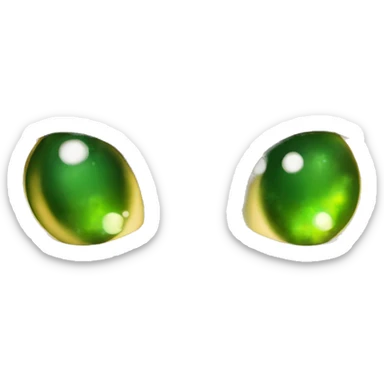 Chinese-dragon green eyes;green aura and soul appearance; no wings sticker