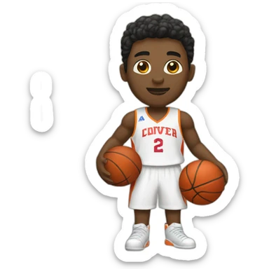 Jugador de basquetbol sticker