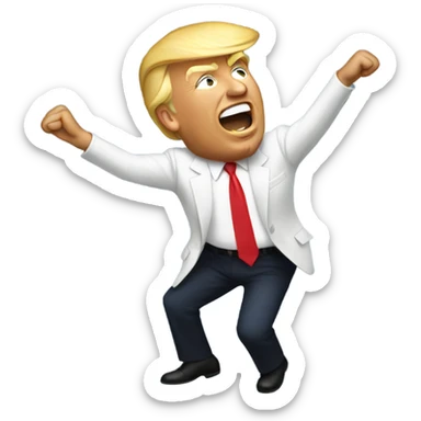 Donald trump dancing  sticker