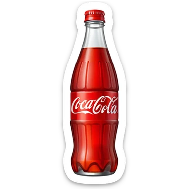 coca cola plastic bottle sticker