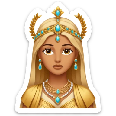 ejemplos diosa tanit vestimenta completa+ sticker