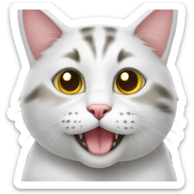 cat is wondering sticker