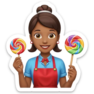 candy shop vendor sticker