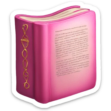 Pink bible sticker